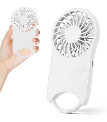 Amazon.co.jp: Wブレードハンディファン (ホワイト) : ホーム＆キッチン